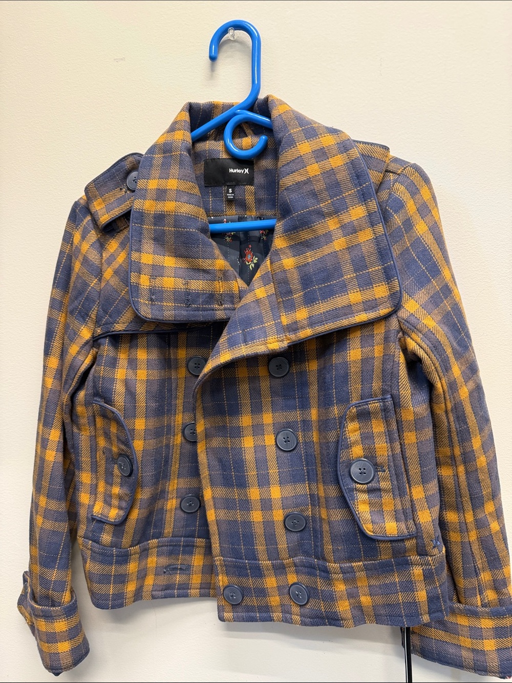 Hurley Peacoat Jacket women’s size small